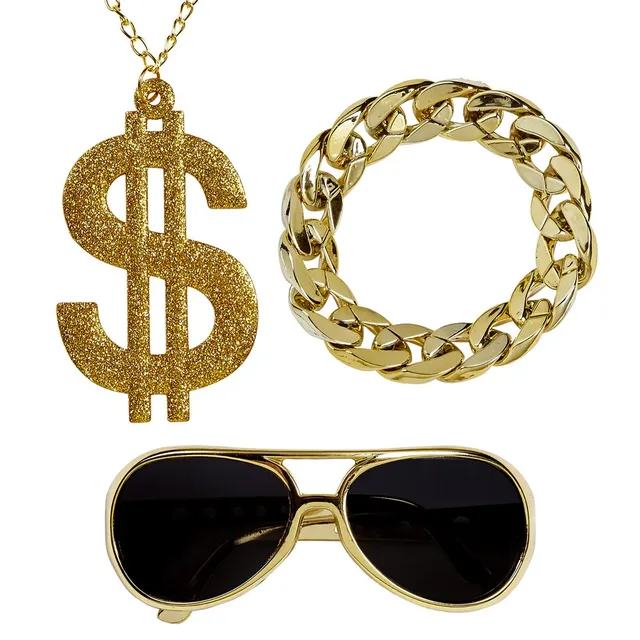 das-kost-mland-herren-pimp-kost-mset-dollar-kette-brille-3-tlg image 1