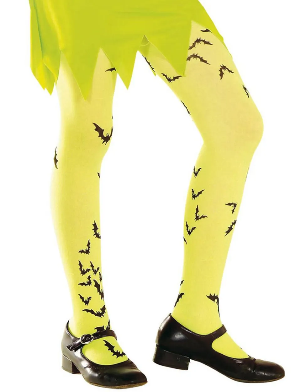 das-kost-mland-accessoires-kinderstrumpfhose-flederm-use-neongelb-40-den image 1