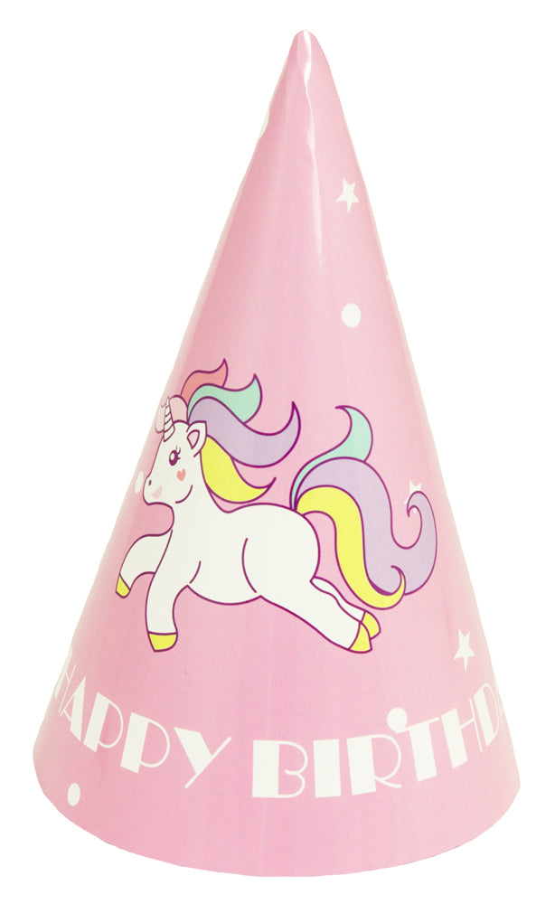 einhorn-partyh-te-10er-set-rosa-geburtstag-kinderparty image 1