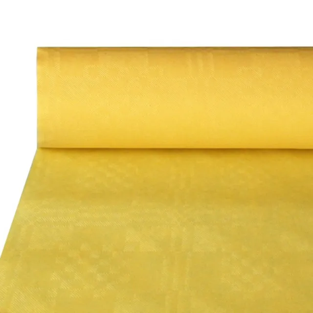 das-kost-mland-damasttischtuch-rolle-gelb-50-m-x-1-m image 1