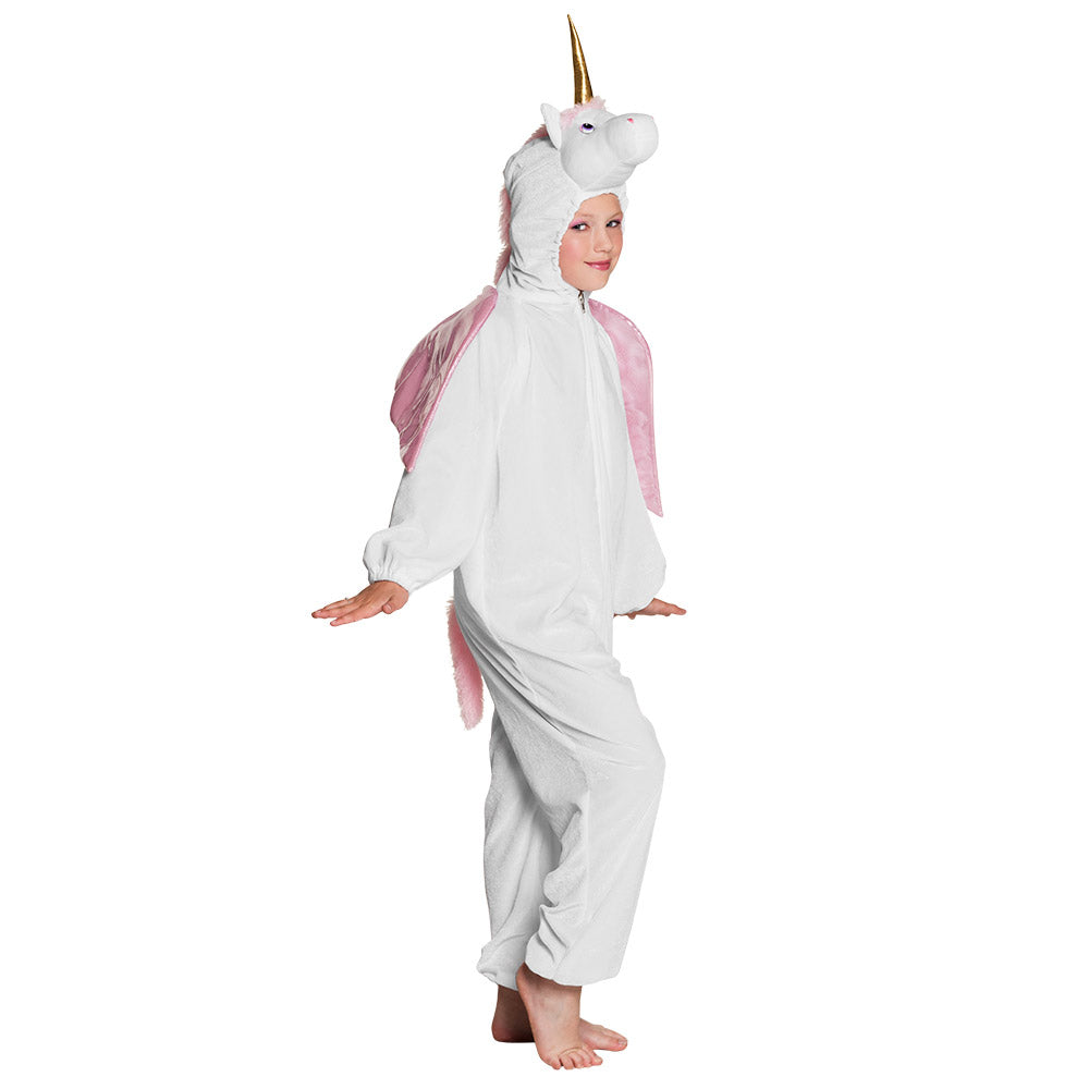 das-kost-mland-m-dchen-einhorn-kost-m-kinder-wei-bis-140cm image 1