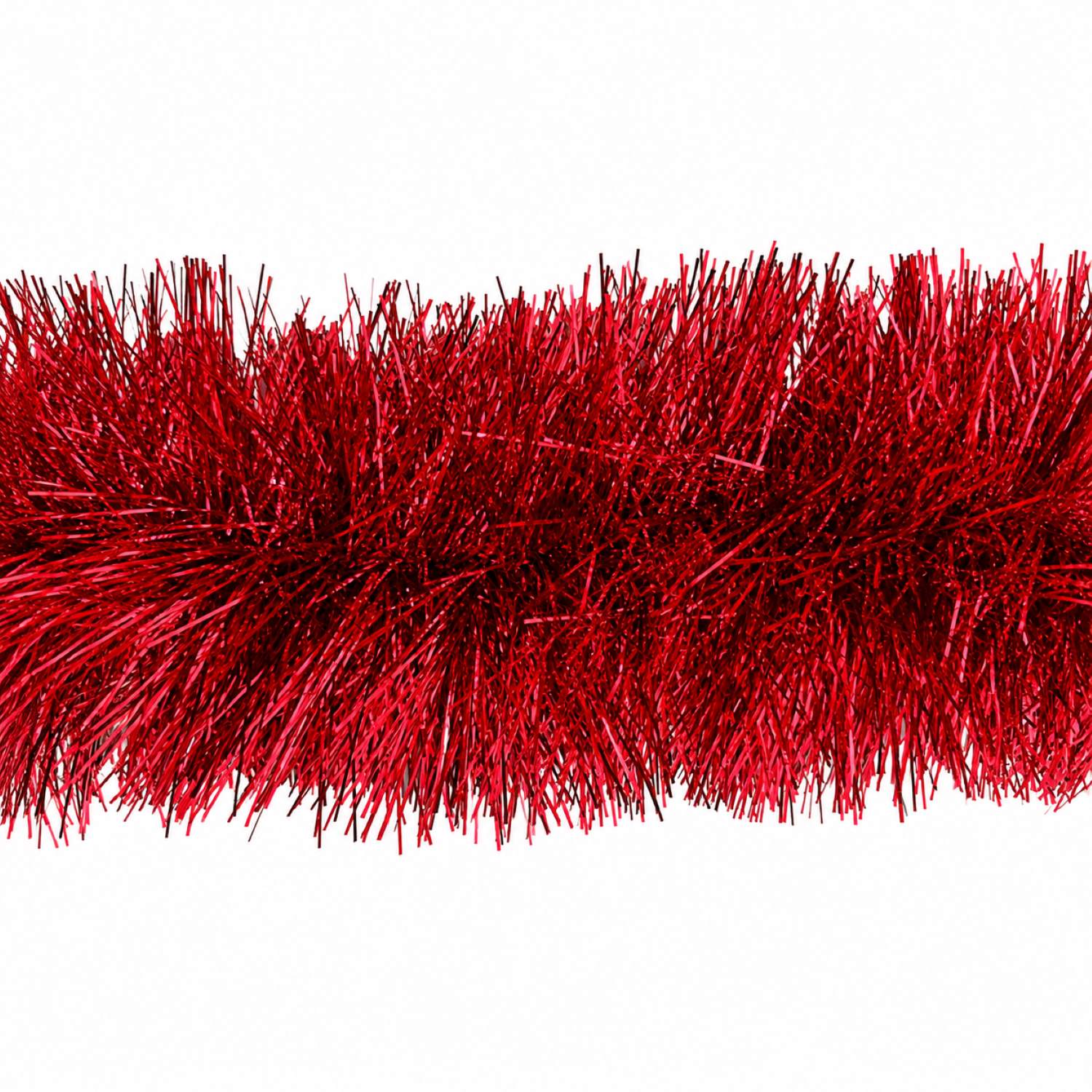 das-kost-mland-dekorationen-weihnachtsgirlande-lametta-rot-4m image 2