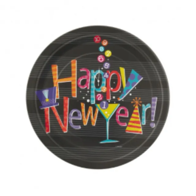 das-kost-mland-pappteller-new-year-countdown-18cm-8stk image 1