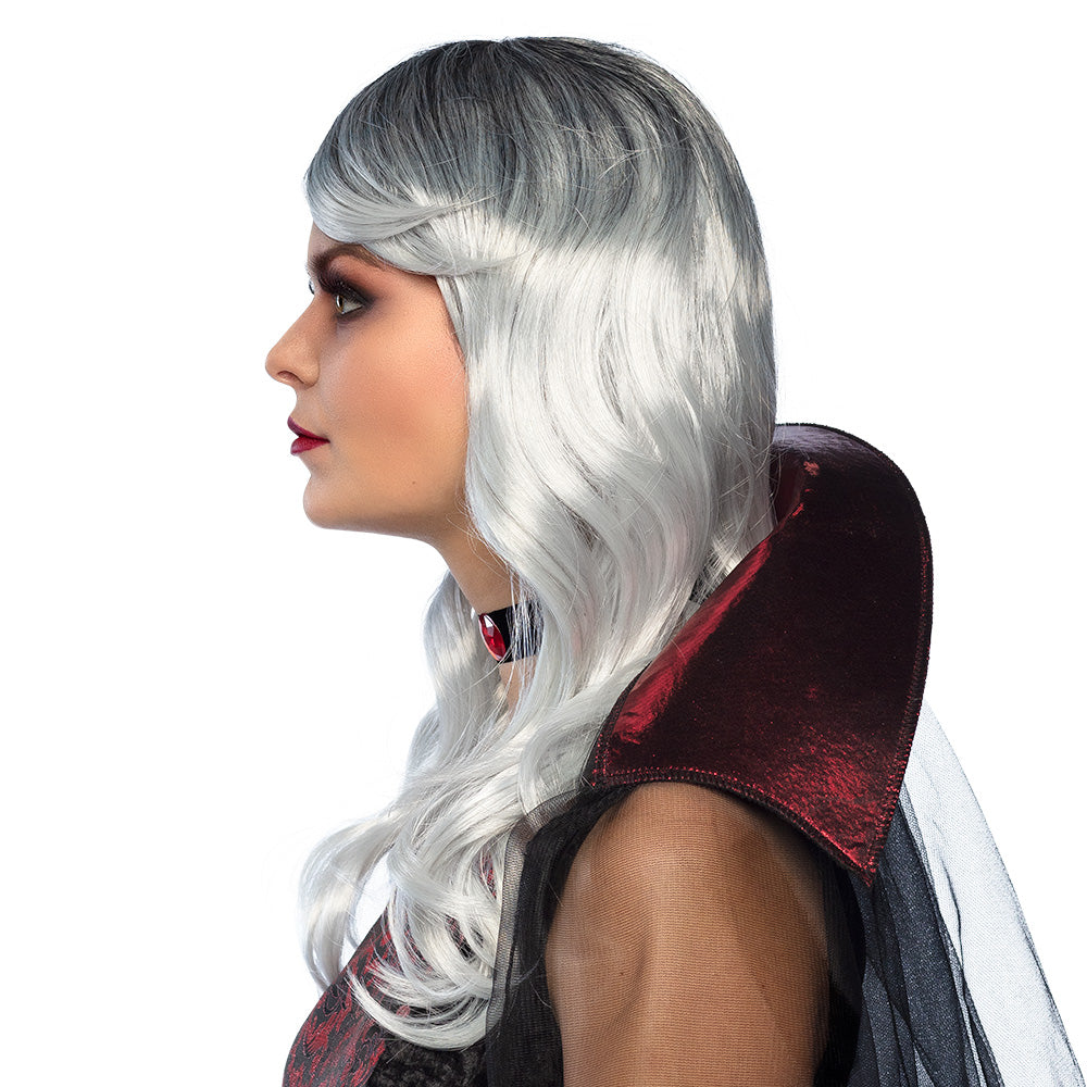 das-kost-mland-accessoires-vampiresse-85610-per-cke-damen-wei-grau-lang image 2