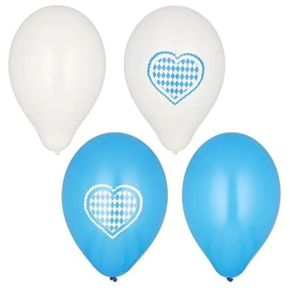 das-kost-mland-bayrisch-blau-latexballon-25cm-20-st-ck-raute image 1