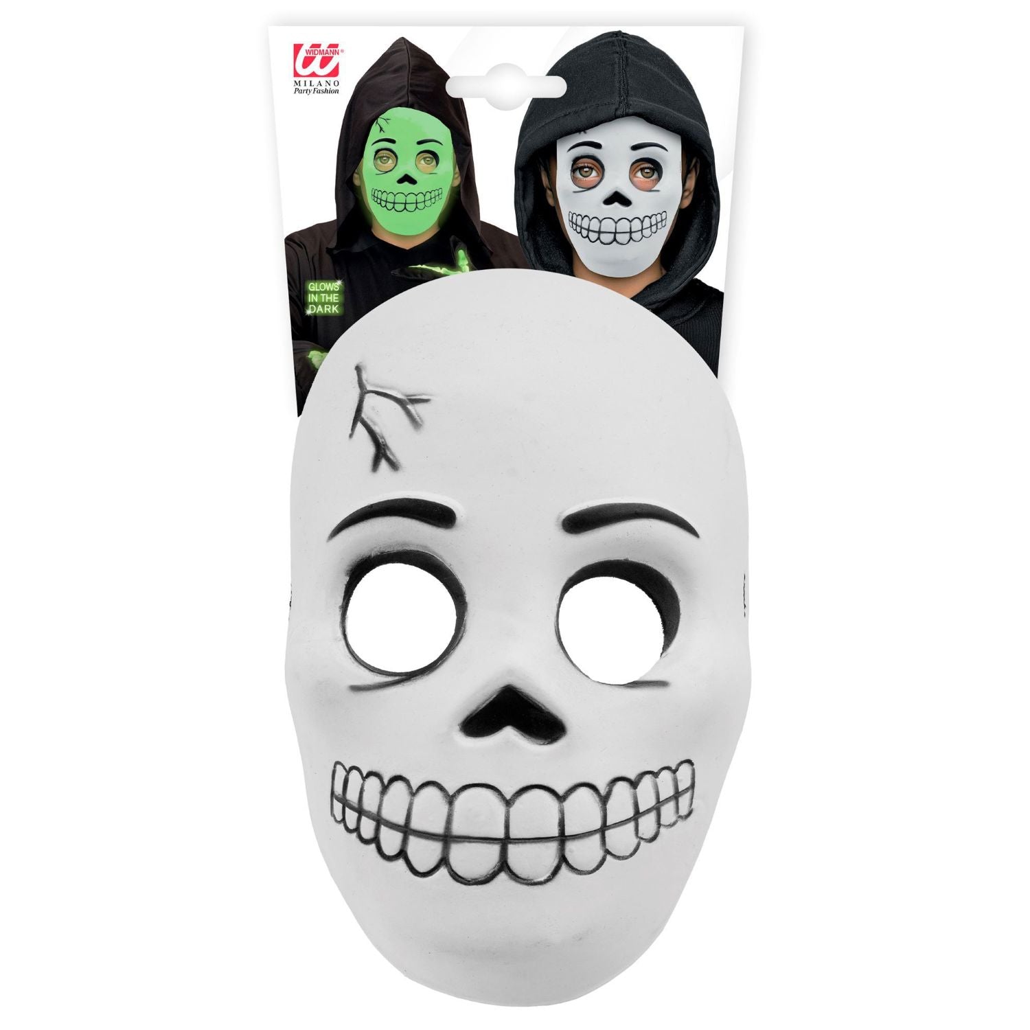 halloween-totenkopf-maske-kinder-leuchtend-wei-schwarz image 7