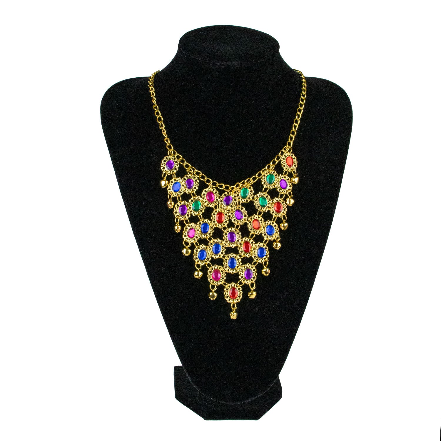 das-kost-mland-accessoires-strass-halskette-orient-gold-bunt-set image 4