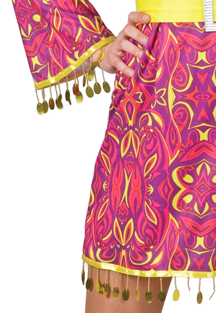 das-kost-mland-patsy-hippie-girl-kost-m-pink-gelb-40-42 image 4
