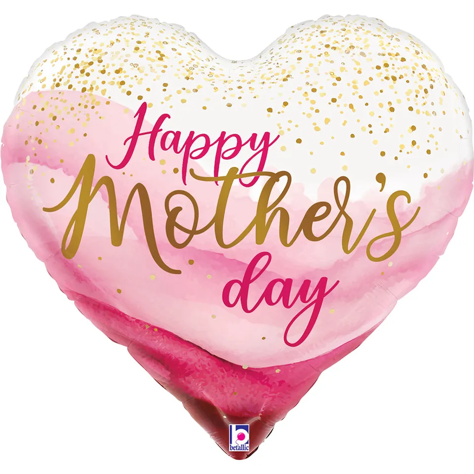 das-kost-mland-dekorationen-shape-folienballon-herz-mother-s-day-pink-58cm image 1