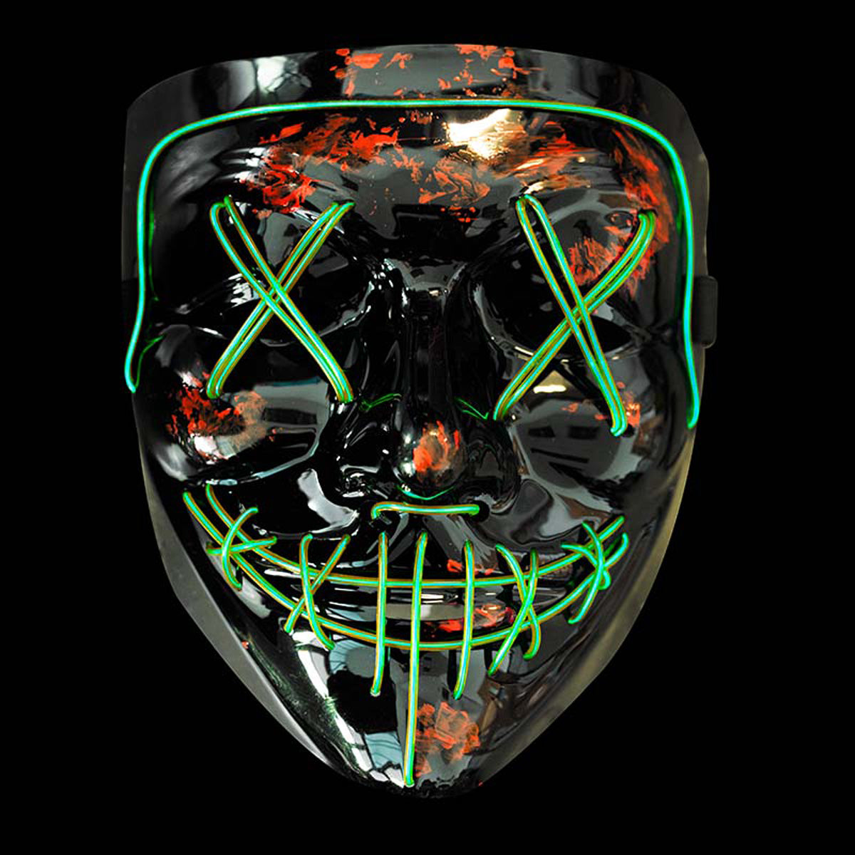 das-kost-mland-purge-led-maske-gelb-halloween image 2