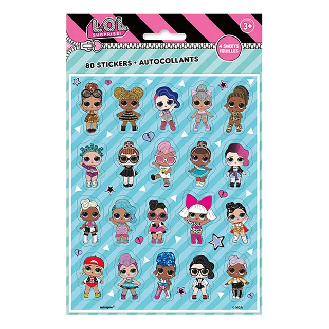 lol-surprise-sticker-aufkleber-4-blatt-f-r-kinder image 1
