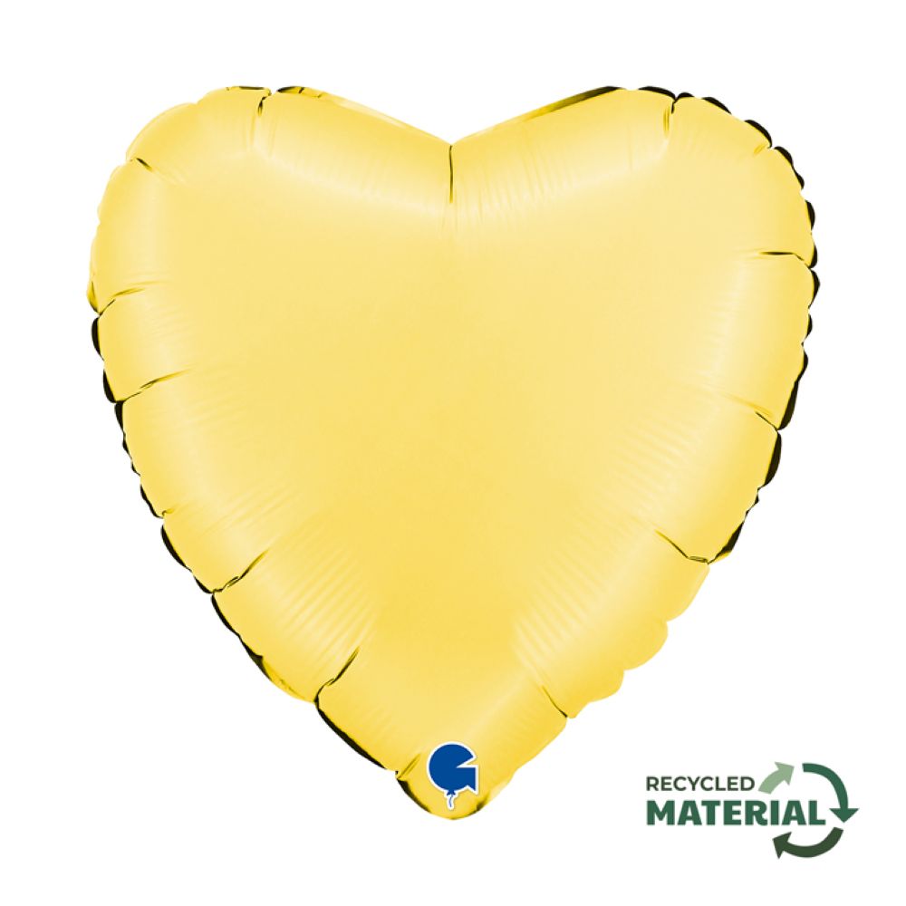 das-kost-mland-dekorationen-herz-folienballon-46cm-satin-gelb image 1