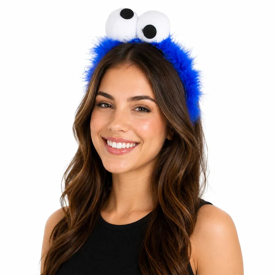das-kost-mland-accessoires-cookie-monster-haarreif-blau-kulleraugen image 1