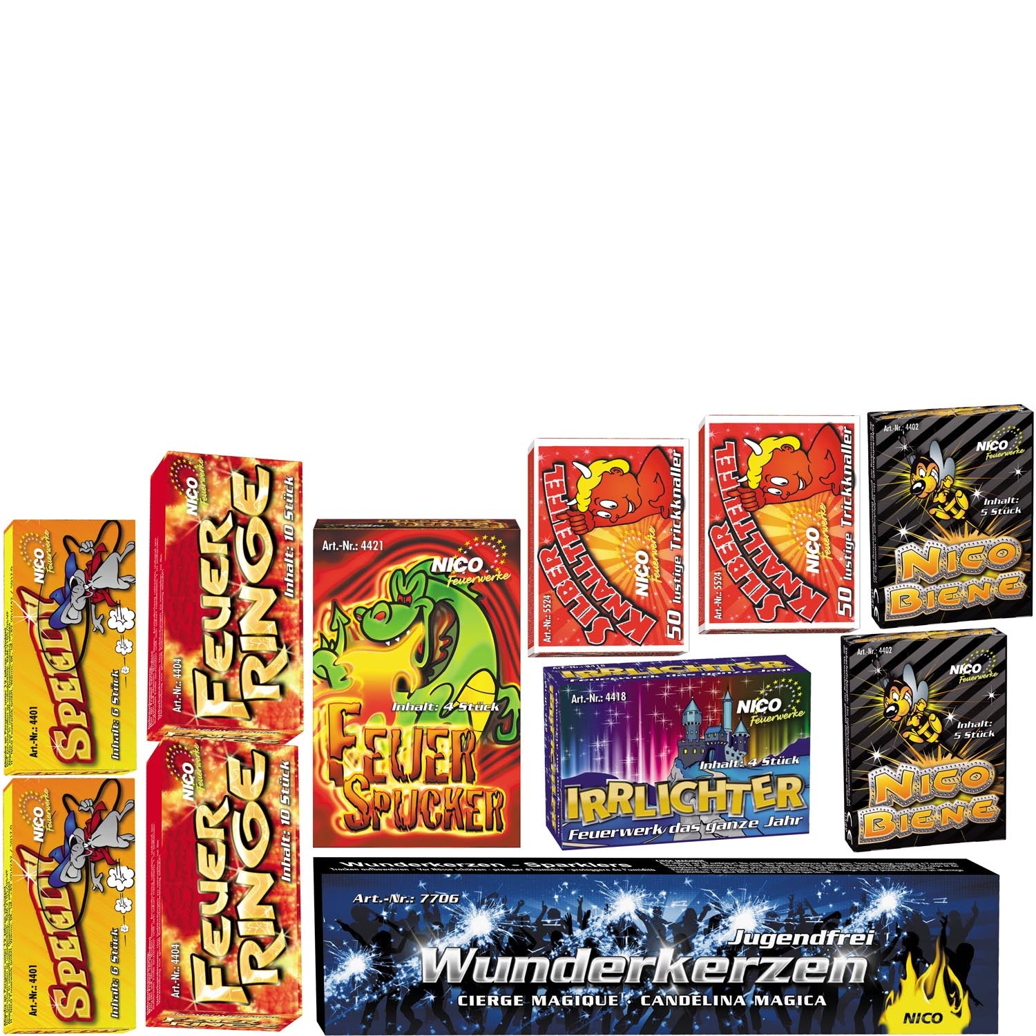 das-kost-mland-riesen-kinderspass-feuerwerk-11-schachteln-set image 2