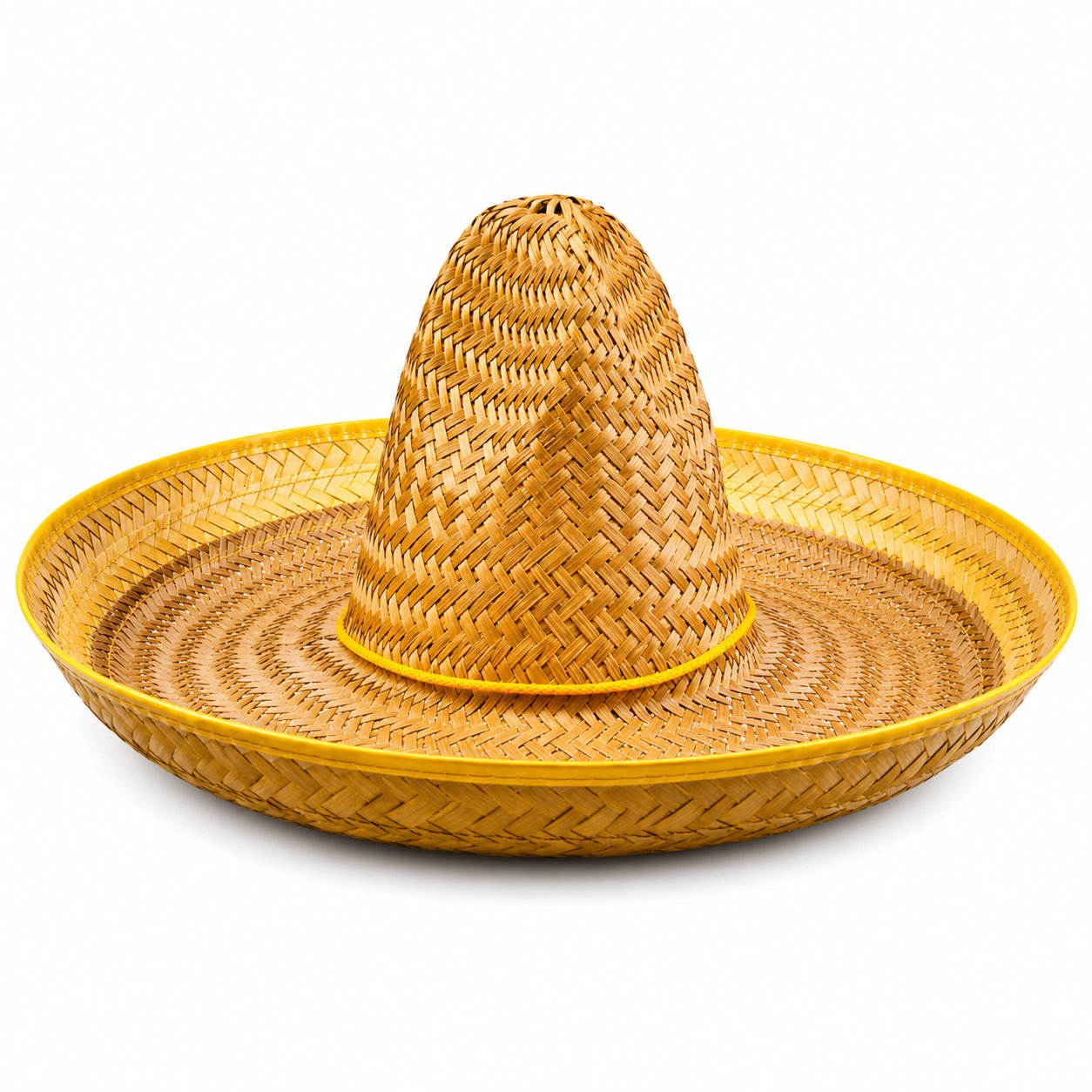 das-kost-mland-santiago-sombrero-strohhut-gelb-50-cm-mexiko image 2