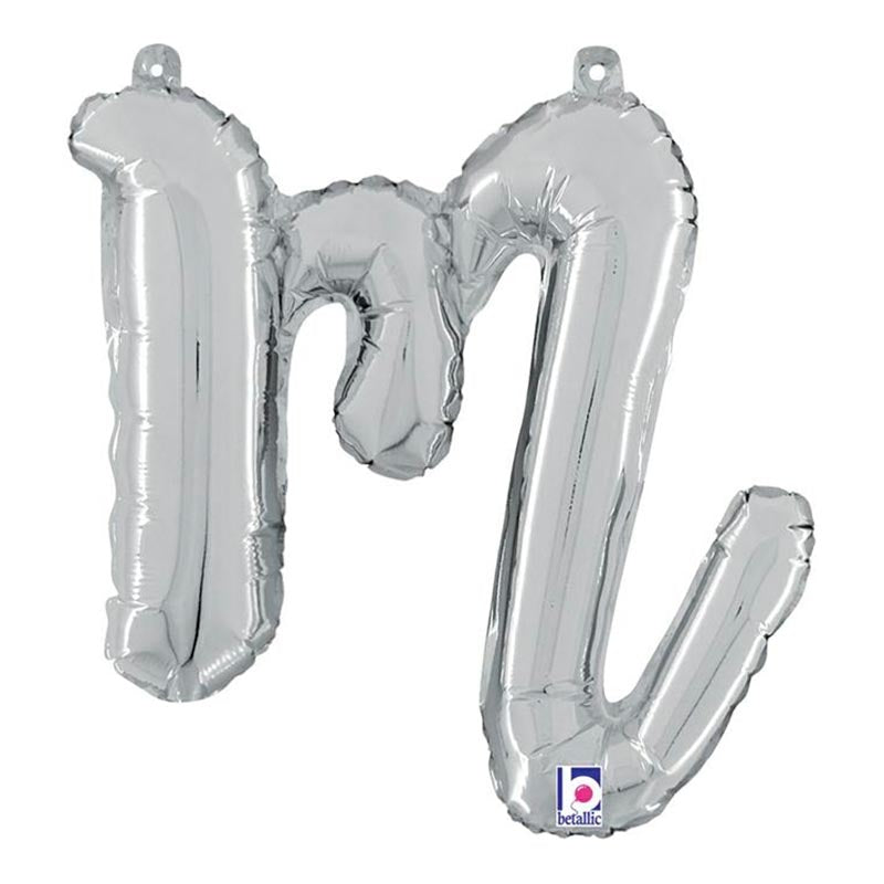 das-kost-mland-deko-folienballon-buchstabe-m-silber-36cm image 1