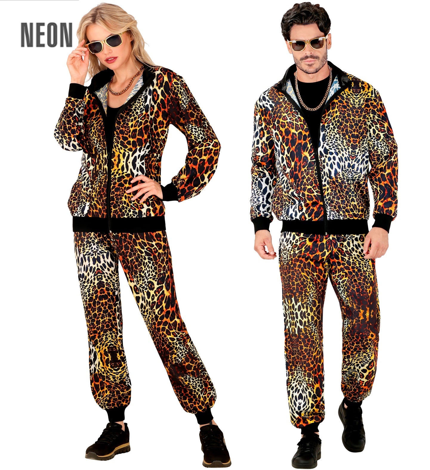 das-kost-mland-herren-party-trainingsanzug-leopard-orange image 5