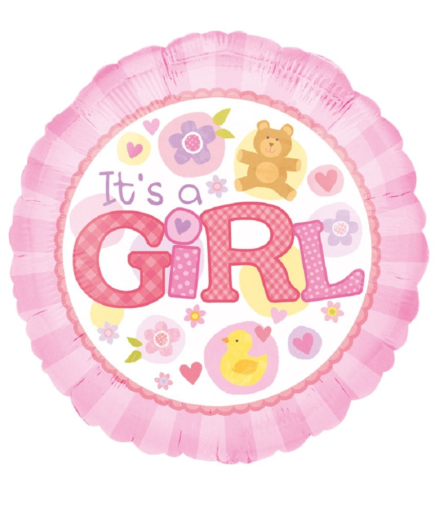 das-kost-mland-folienballon-it-s-a-girl-43-cm-ungef-llt image 1
