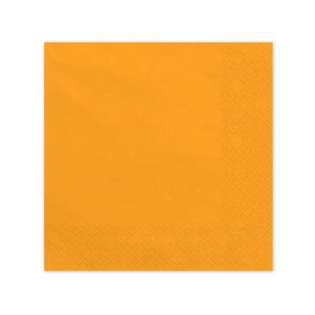 das-kost-mland-dekorationen-servietten-orange-33x33cm-20-stk image 1