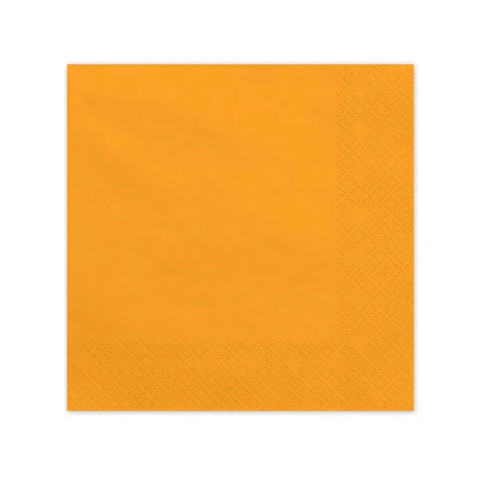 das-kost-mland-dekorationen-servietten-orange-33x33cm-20-stk image 1