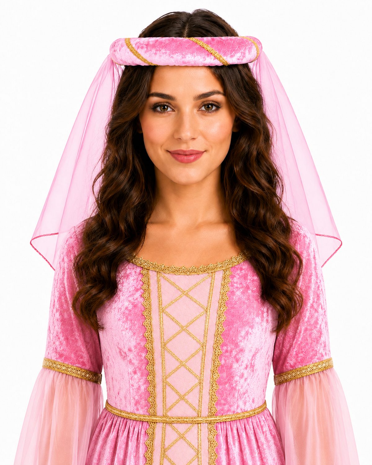 das-kost-mland-helena-haarband-mittelalter-pink-damen image 1
