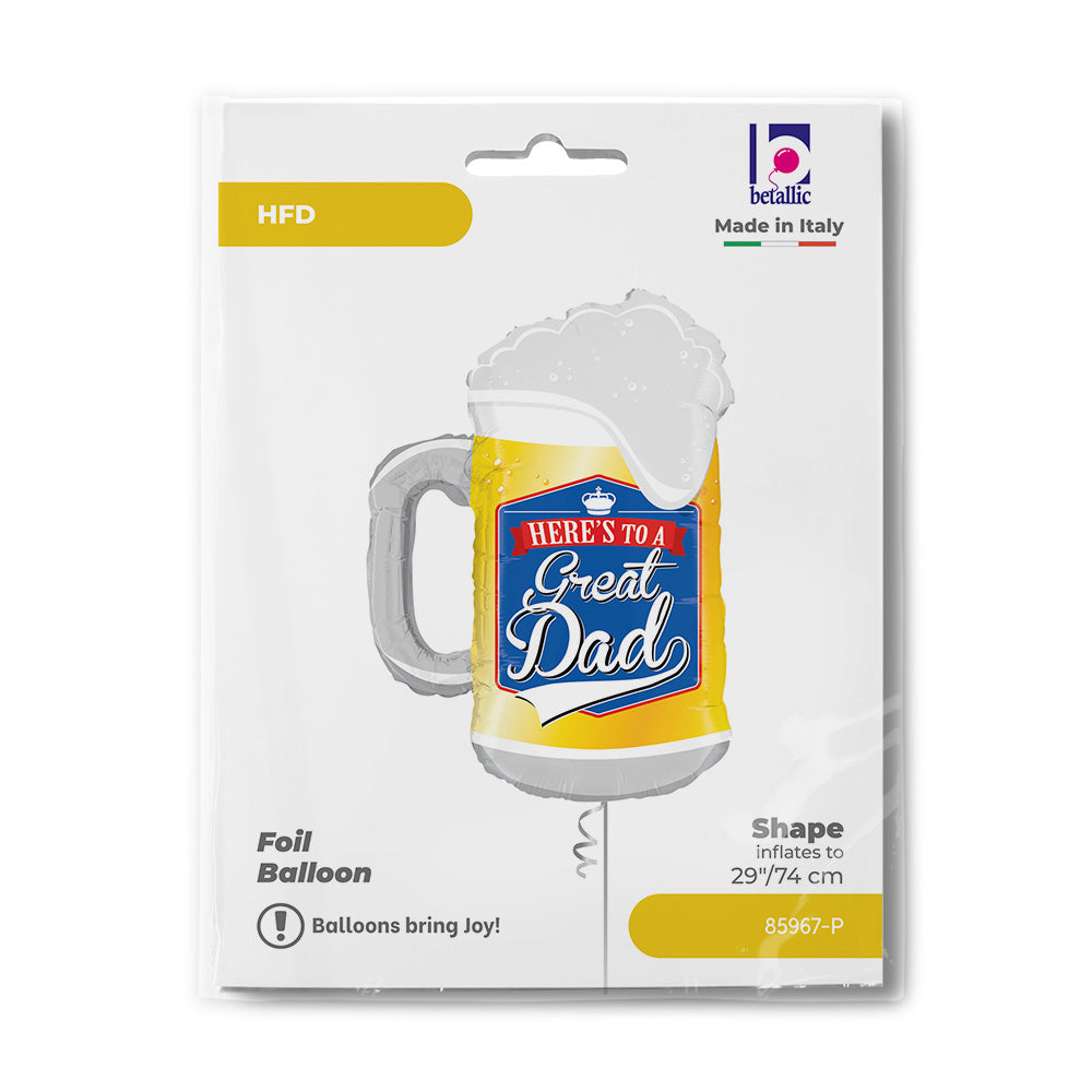 das-kost-mland-folienballon-great-dad-bierkrug-86cm image 2