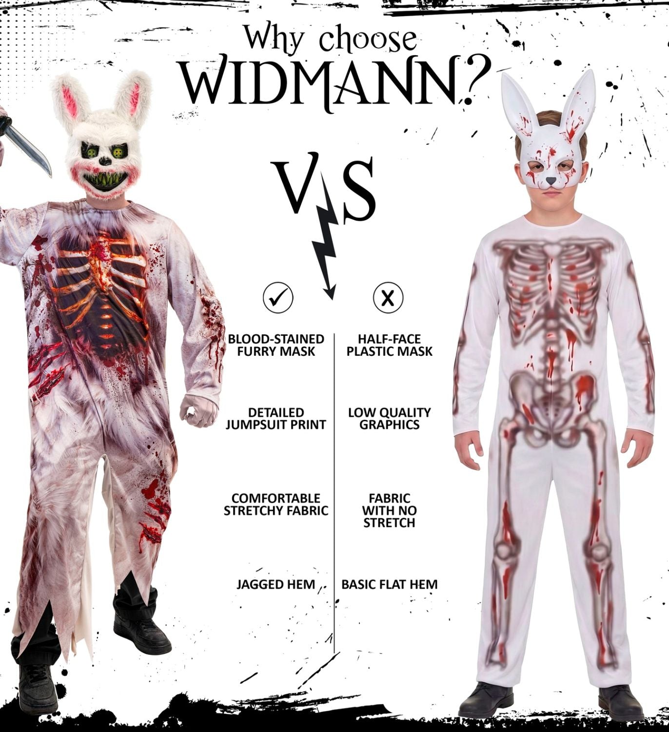 das-kost-mland-m-dchen-zombie-bunny-kost-m-overall-maske image 5