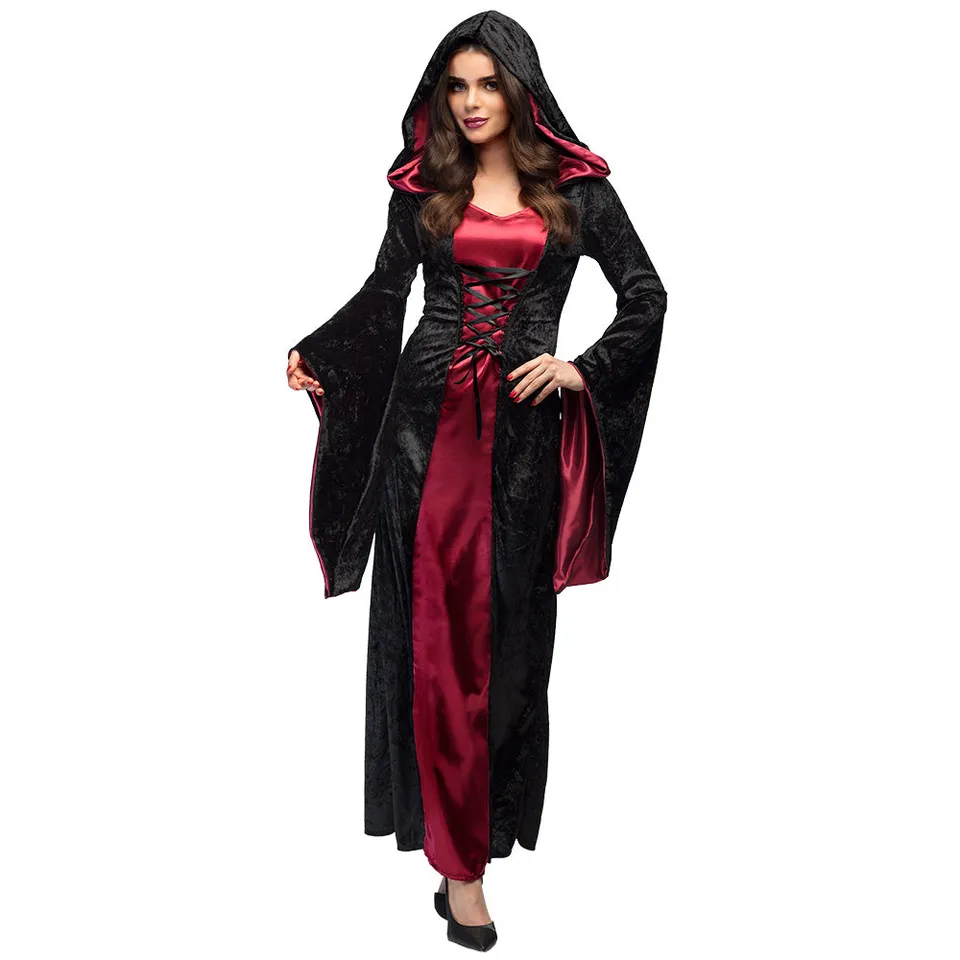 das-kost-mland-damen-vampir-mistress-kost-m-schwarz-bordeaux image 1