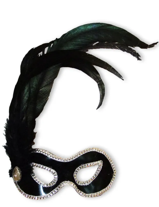 das-kost-mland-beatrice-venezianische-maske-schwarz-silber image 1