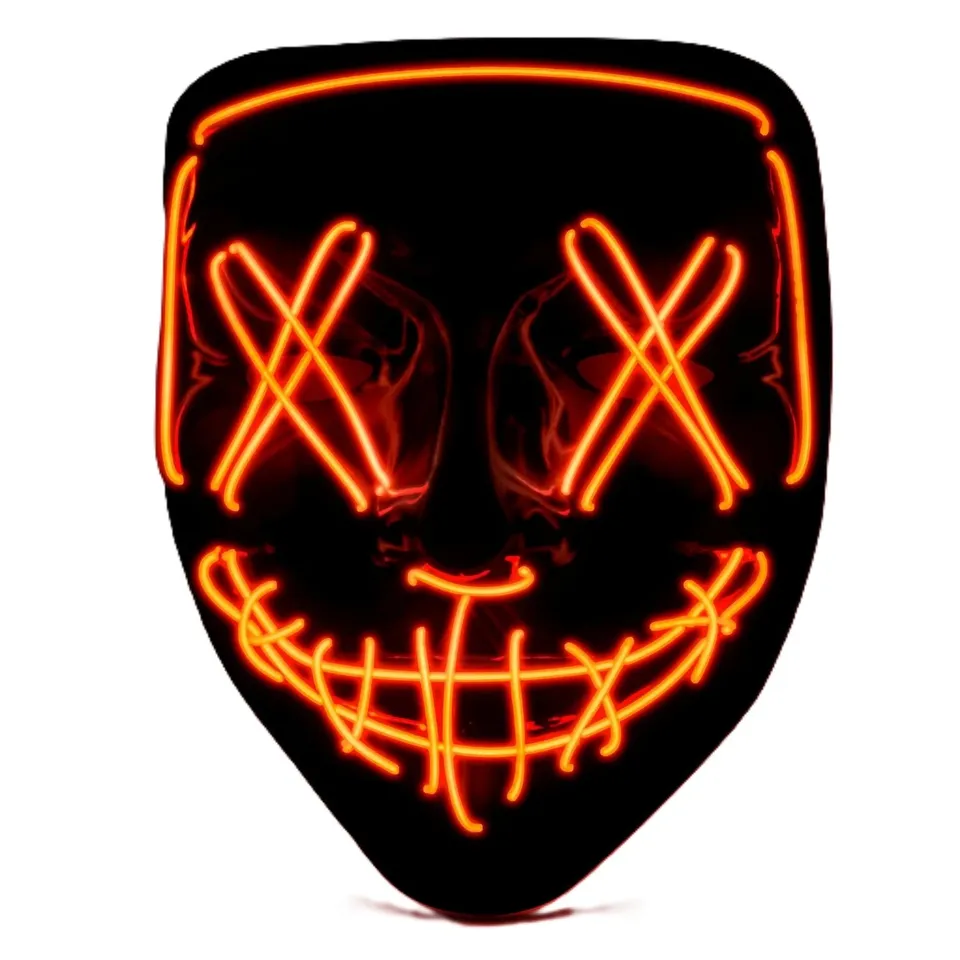 das-kost-mland-led-maske-mit-schn-ren-rot-leuchtmaske image 1