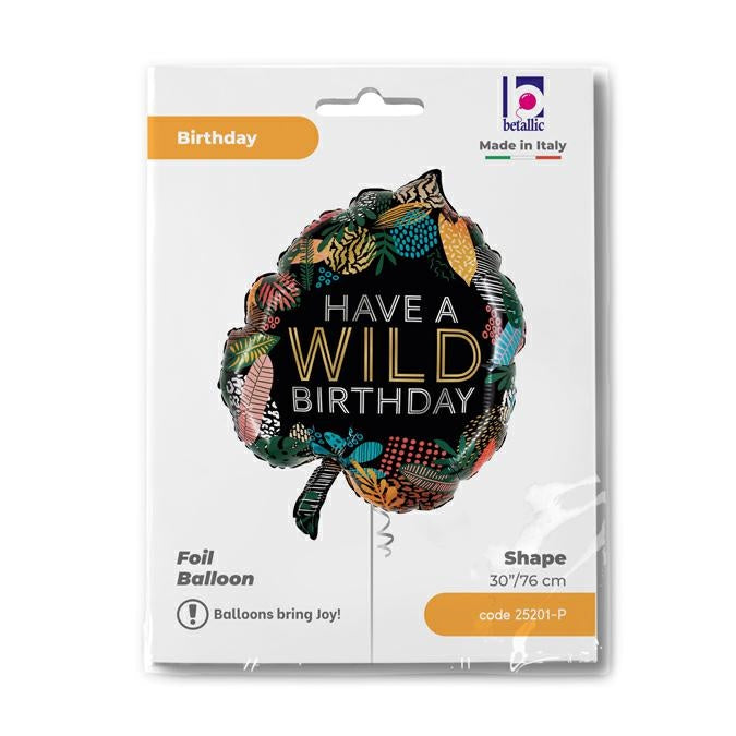 das-kost-mland-dekorationen-folienballon-wild-birthday-76-cm image 2