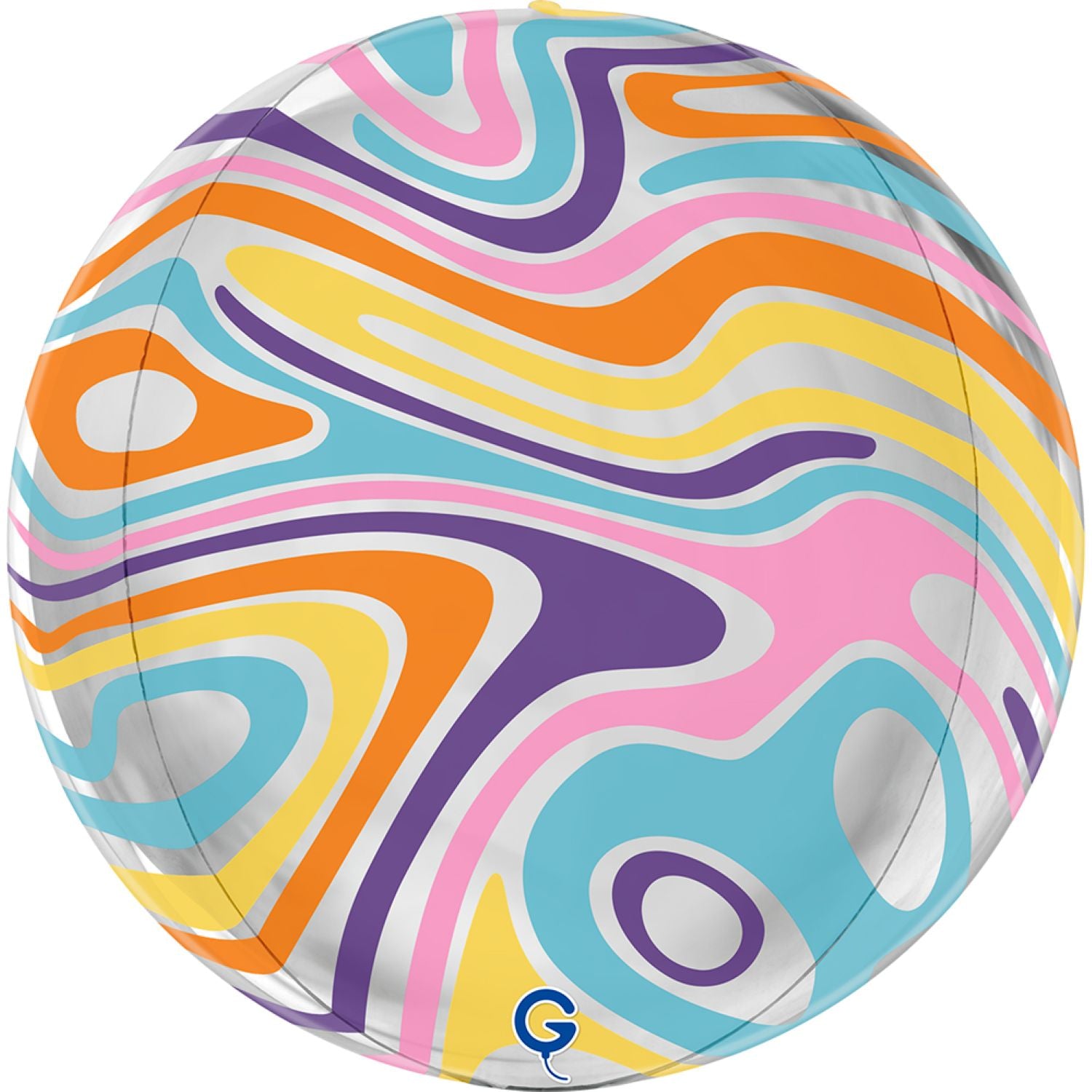 das-kost-mland-folienballon-globe-marble-4d-38cm image 3