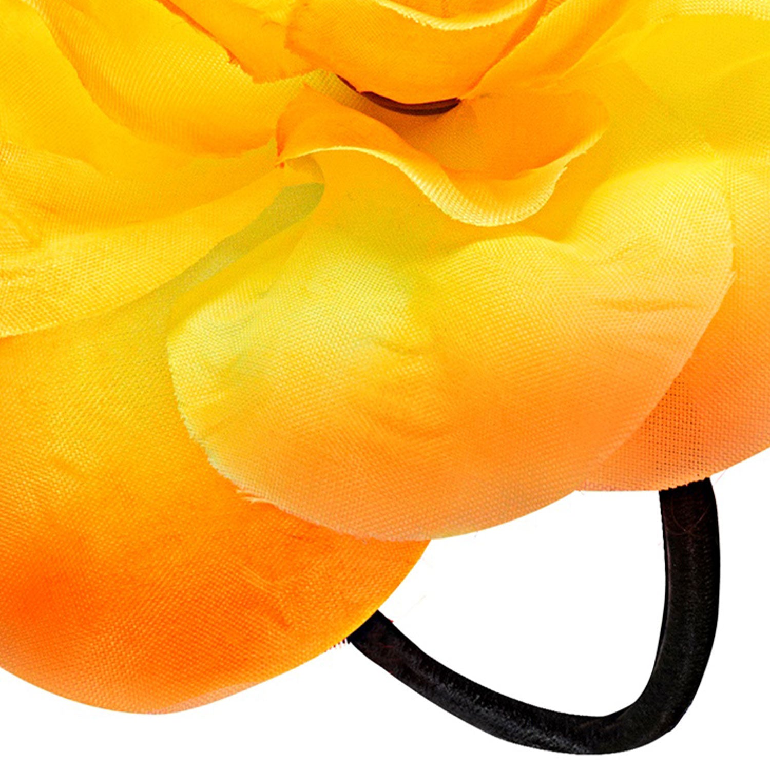 das-kost-mland-haargummi-blume-gelb-sommer-accessoire image 2