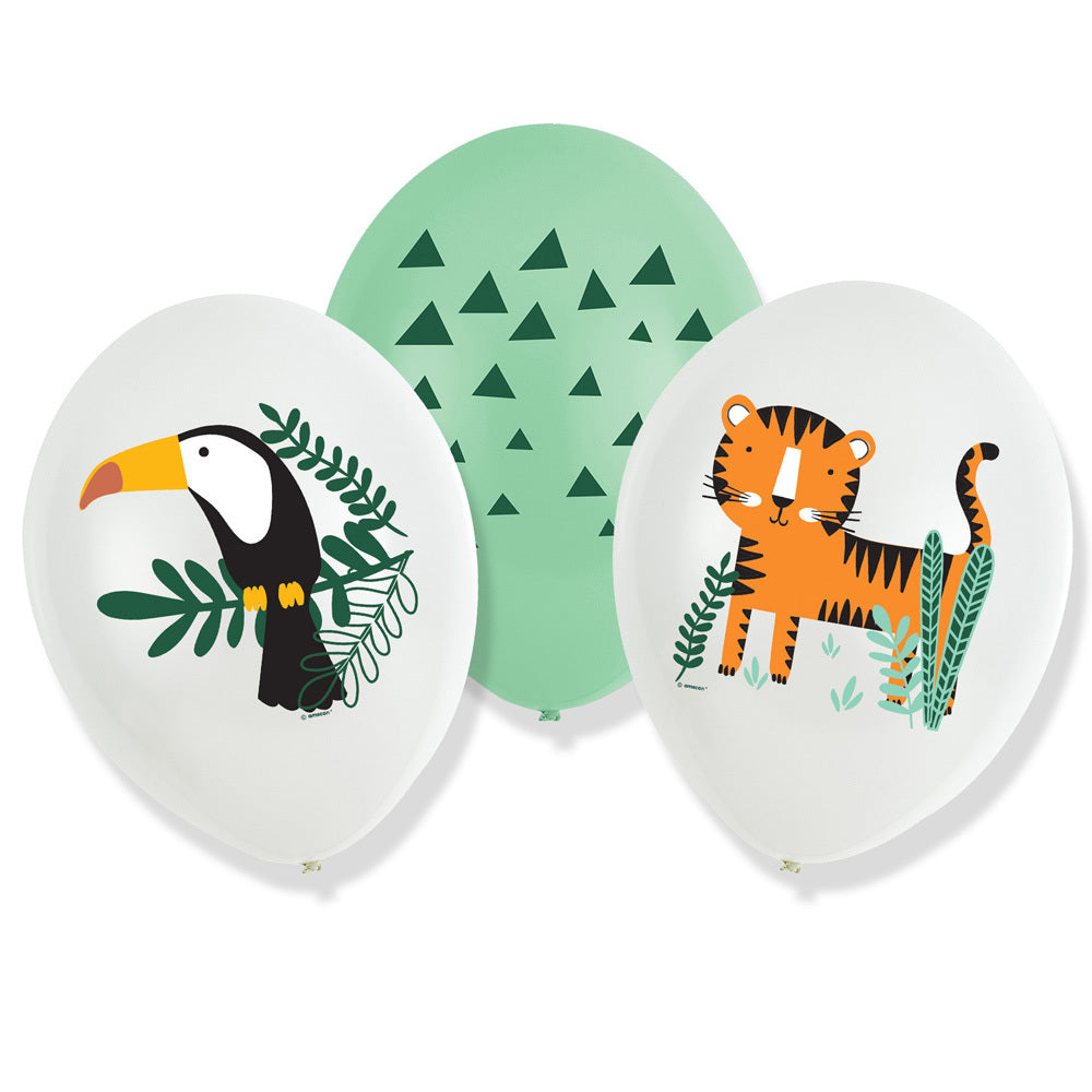 amscan-get-wild-safari-party-deko-set-tiere-mehrfarbig image 4