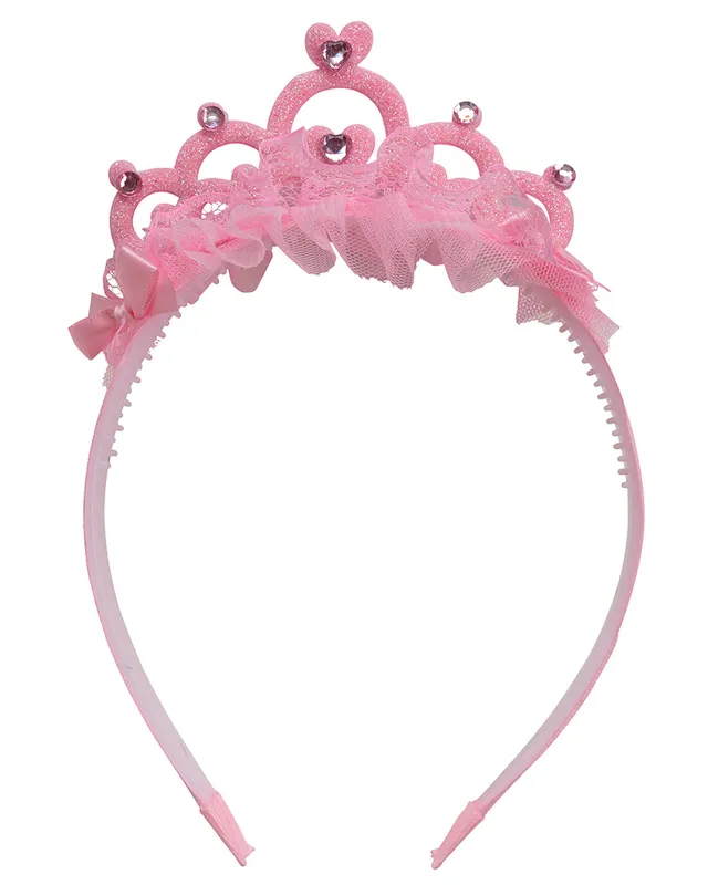das-kost-mland-accessoires-haarreif-diadem-rosa-prinzessin image 1