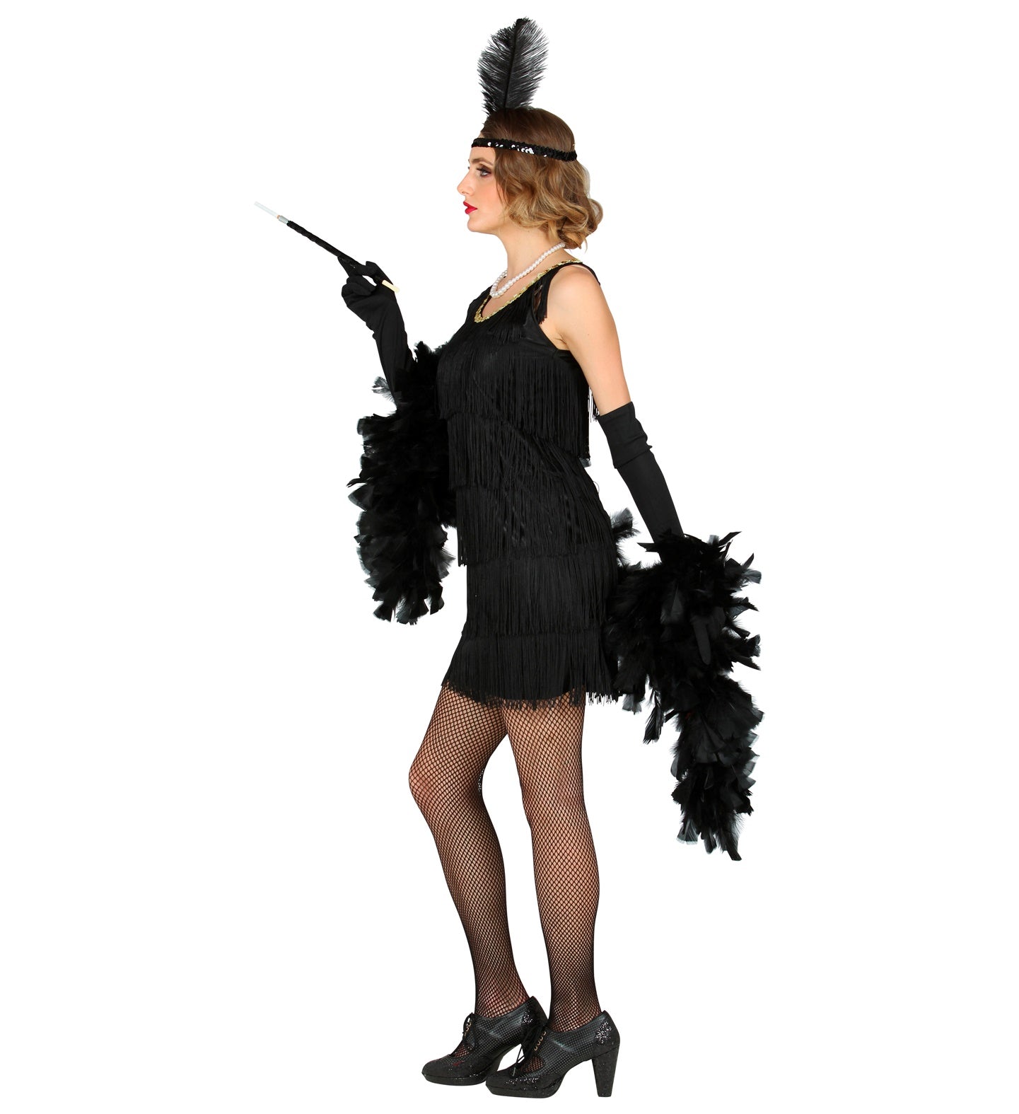 charleston-margaret-kost-m-damen-schwarz-20er-jahre-kleid image 3
