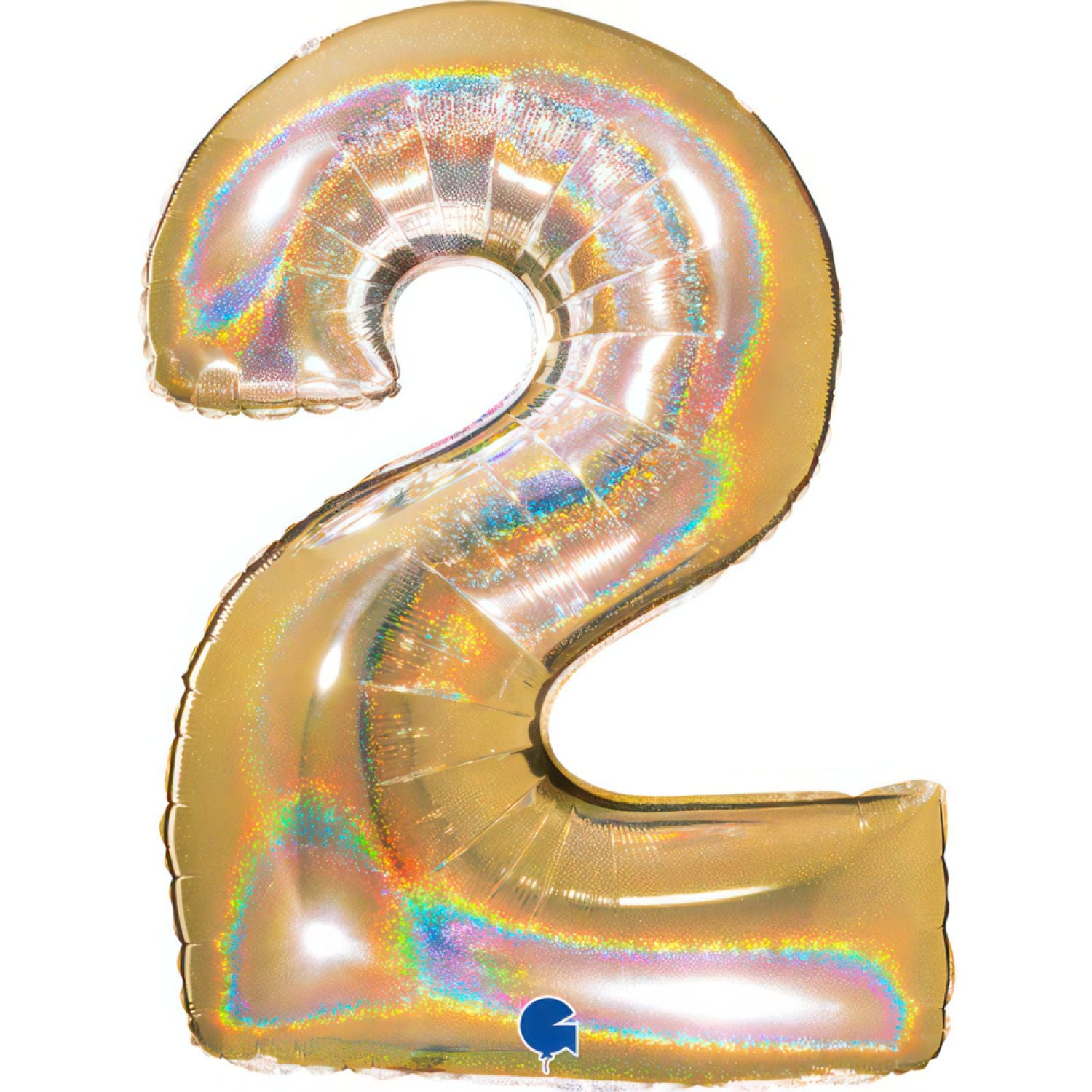 das-kost-mland-riesenzahl-folienballon-102-cm-holo-gold image 4