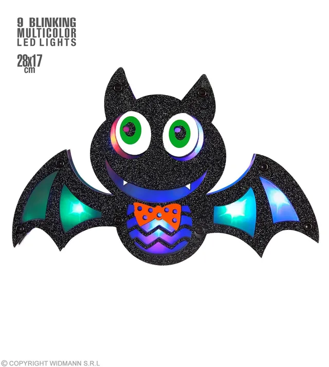 das-kost-mland-dekorationen-fledermaus-led-bat-28x17-cm-halloween image 1