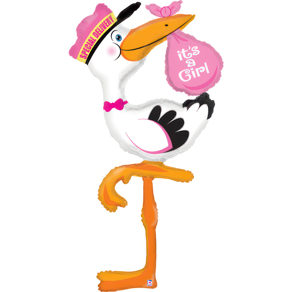 das-kost-mland-airwalker-klapperstorch-folienballon-it-s-a-girl-173-cm image 1