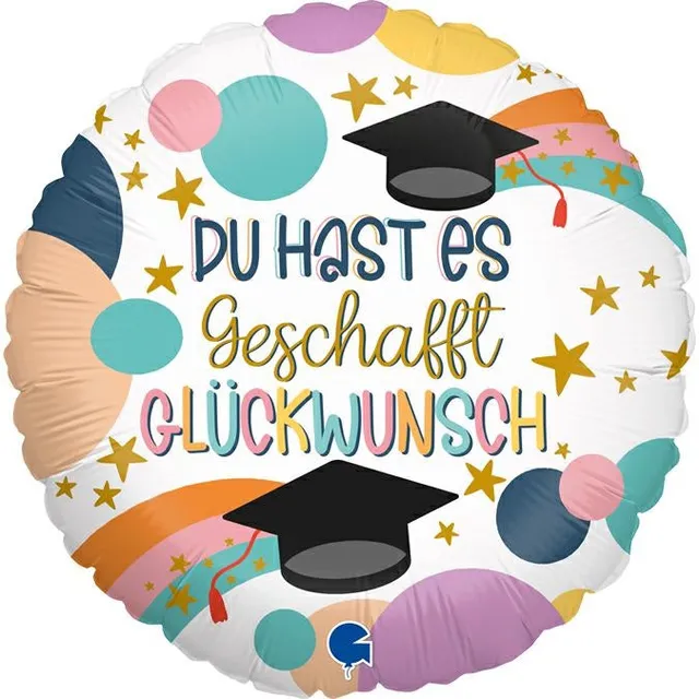 das-kost-mland-folienballon-du-hast-es-geschafft-46cm image 1