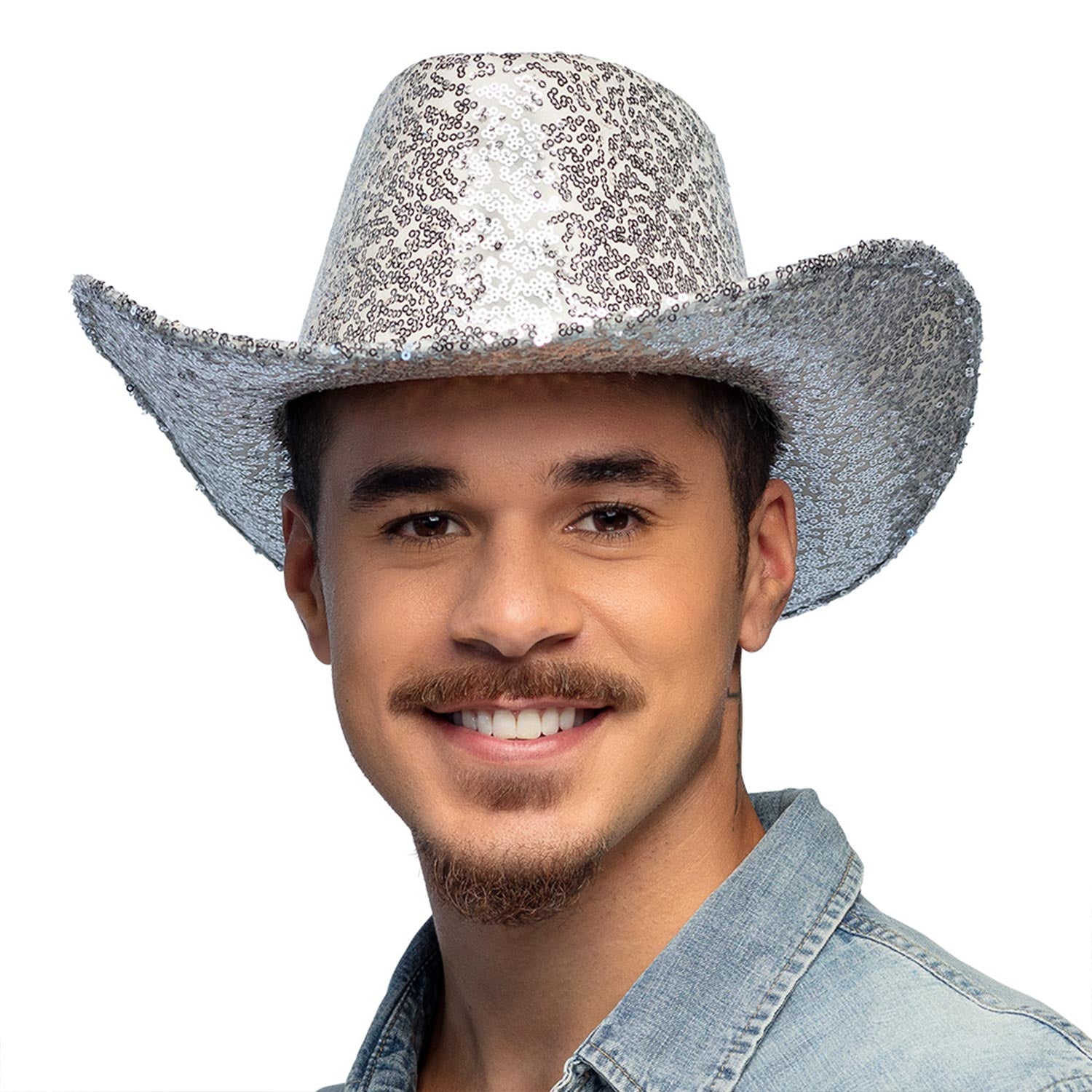 das-kost-mland-accessoires-cowboyhut-rodeo-party-glitzer-gold image 6