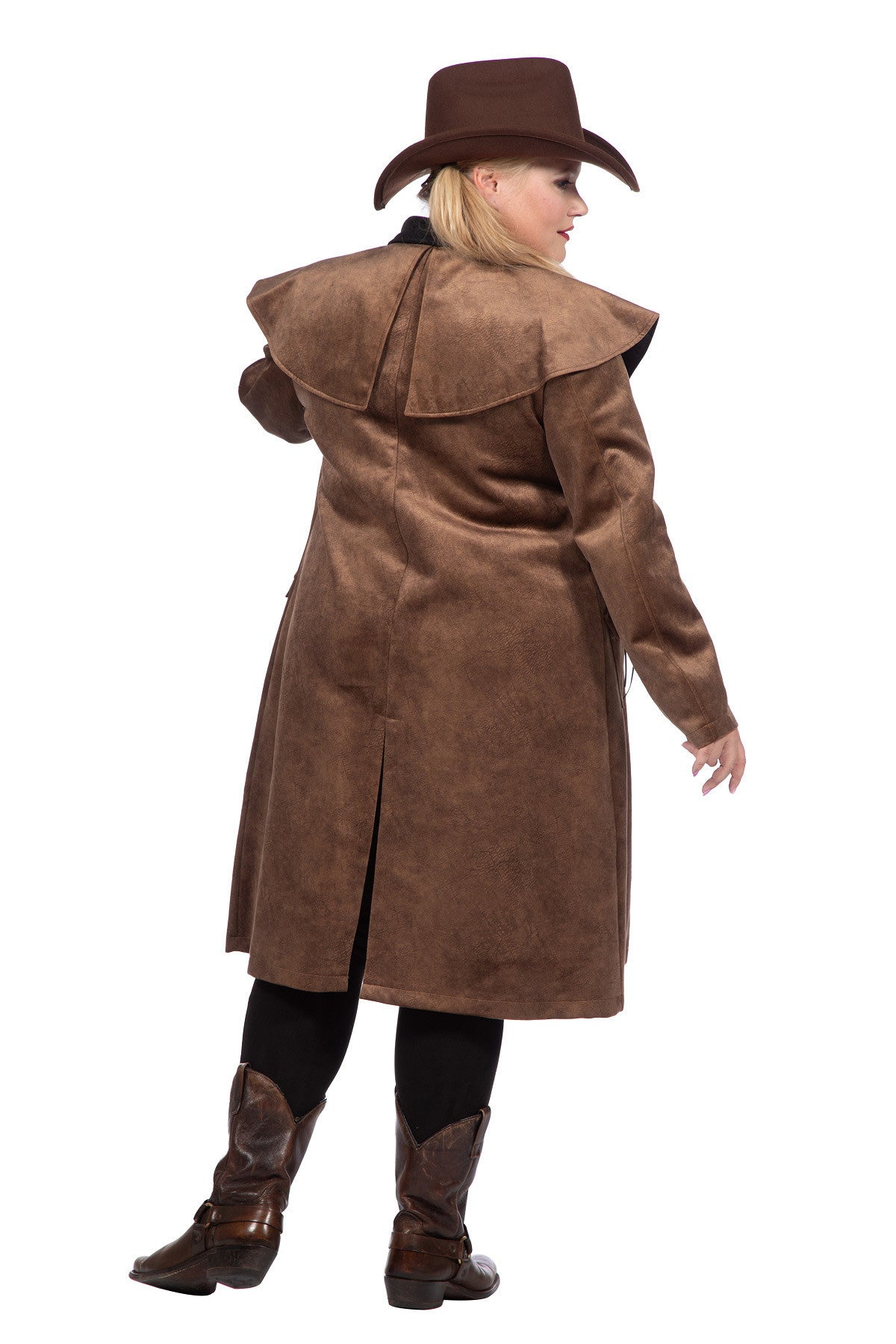 das-kost-mland-jane-western-mantel-damen-braun-cowgirl image 6