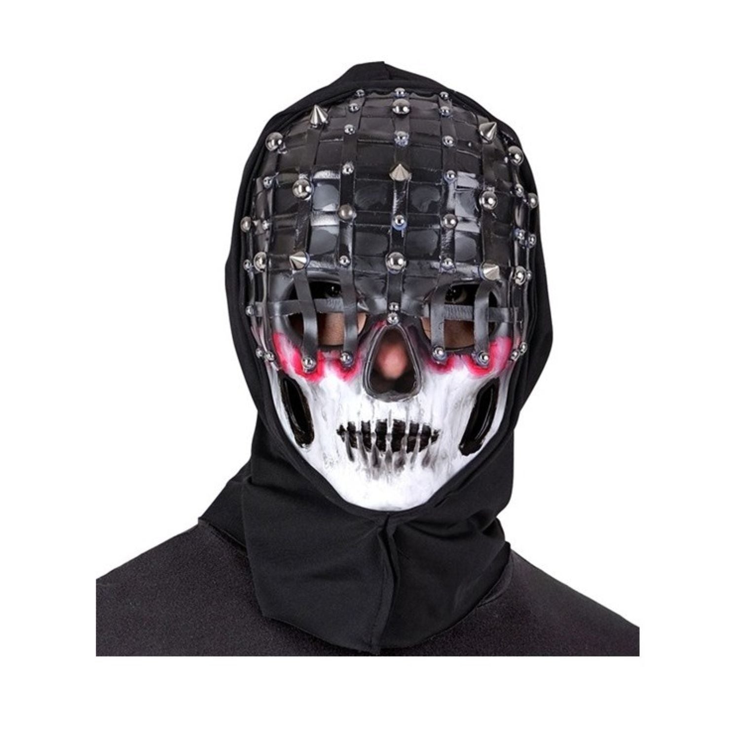 horror-maske-lebende-tote-kapuze-nieten-halloween image 5