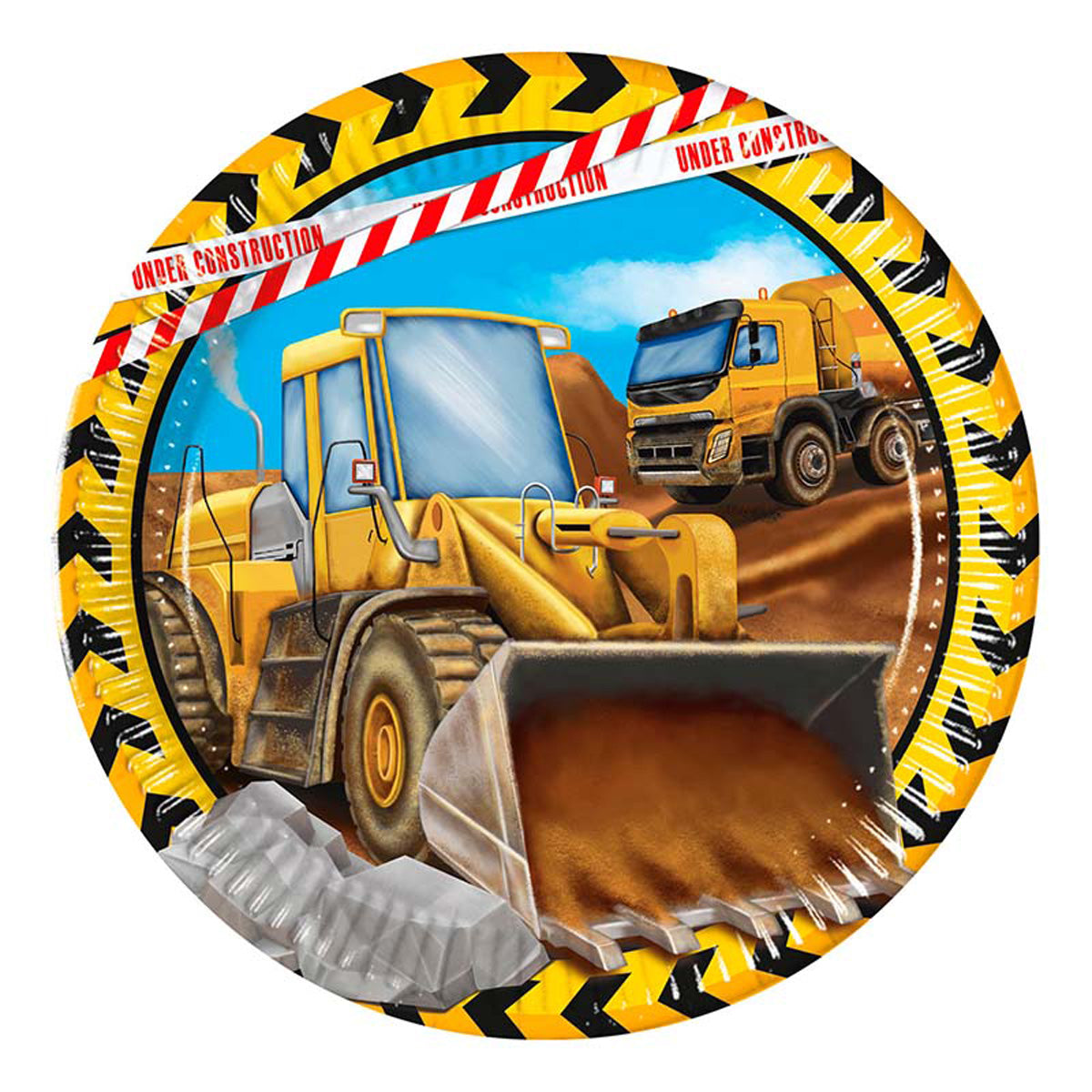 das-kost-mland-dekorationen-pappteller-baustelle-23cm-6stk image 1