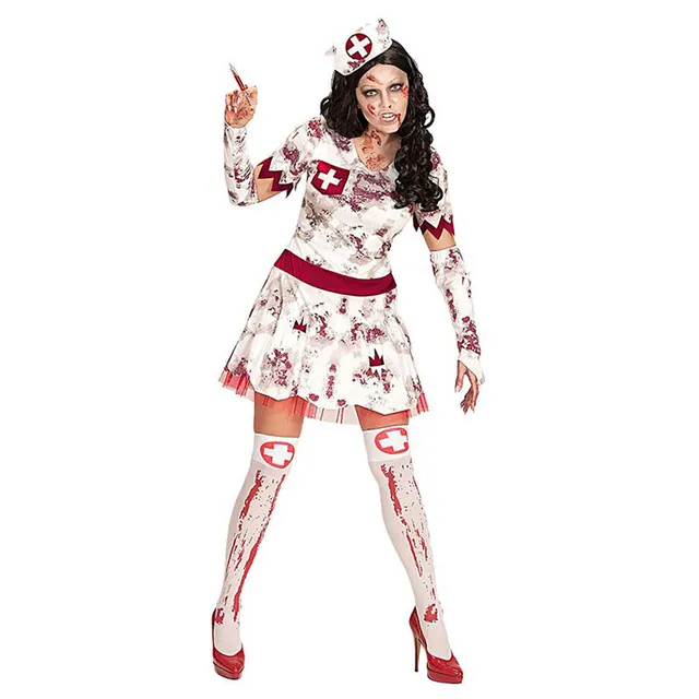das-kost-mland-damen-kost-m-lady-krankenschwester-horror-gr-m image 1