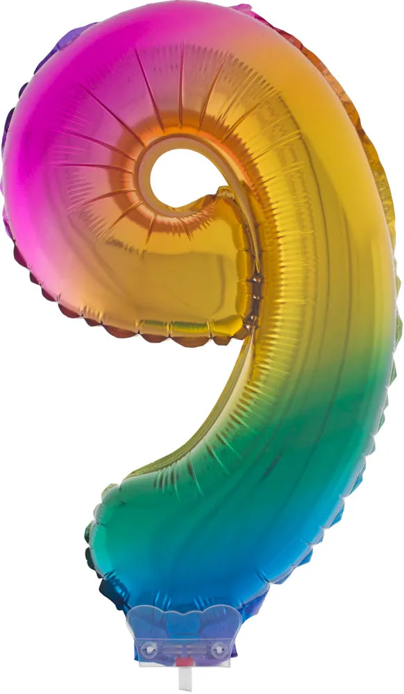 das-kost-mland-dekorationen-zahlen-folienballon-41-cm-zahl-9-regenbogen image 1