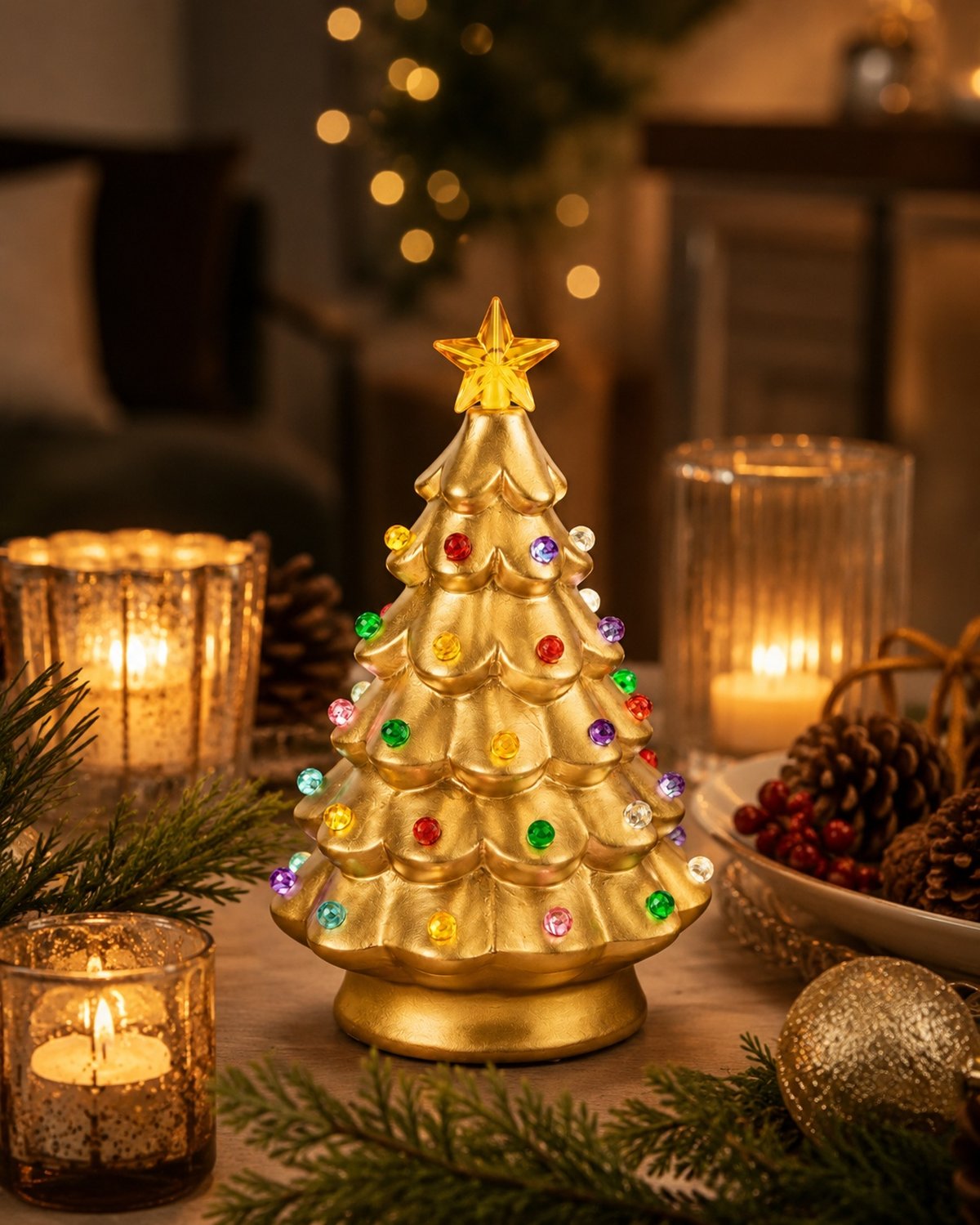 deko-weihnachtsbaum-led-gold-keramik-sternspitze-11-5x18-cm image 5