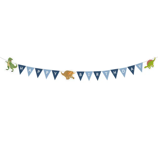 das-kost-mland-happy-dinosaurier-girlande-happy-birthday-180cm image 1