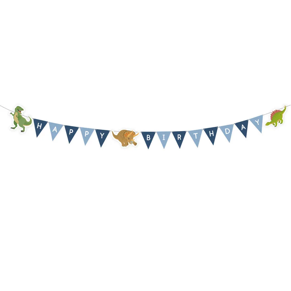 das-kost-mland-happy-dinosaurier-girlande-happy-birthday-180cm image 1