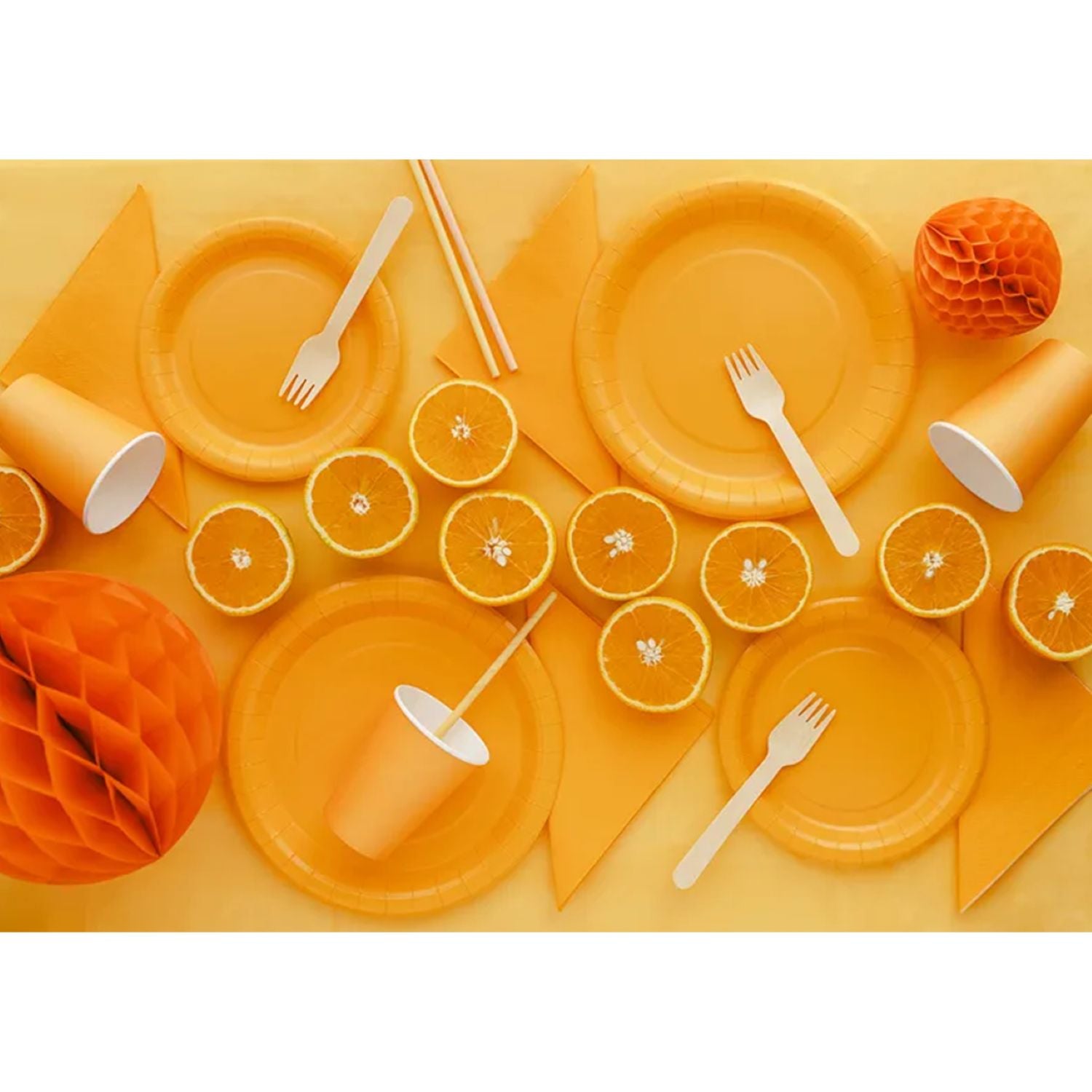 das-kost-mland-dekorationen-servietten-orange-33x33cm-20-stk image 3